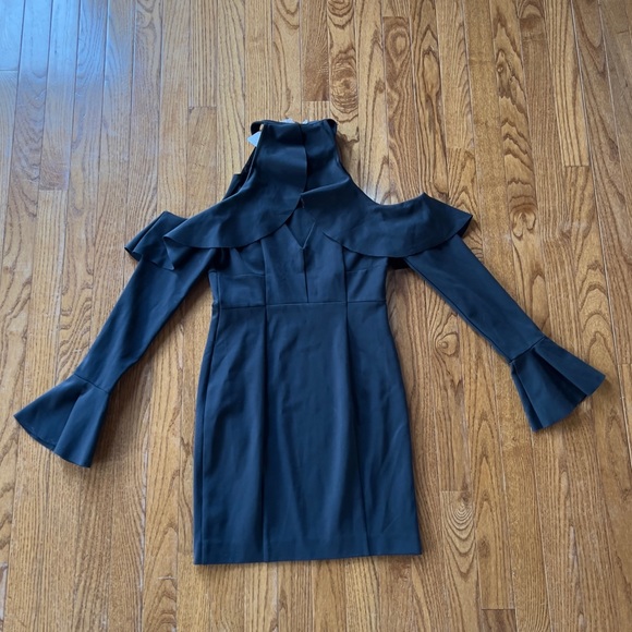 NEW Free People Cold Shoulder Mini Dress - Picture 4 of 8